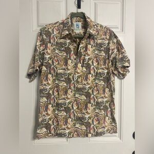 T12- KAHALA Tropical Popover Hawaiian Shirt
